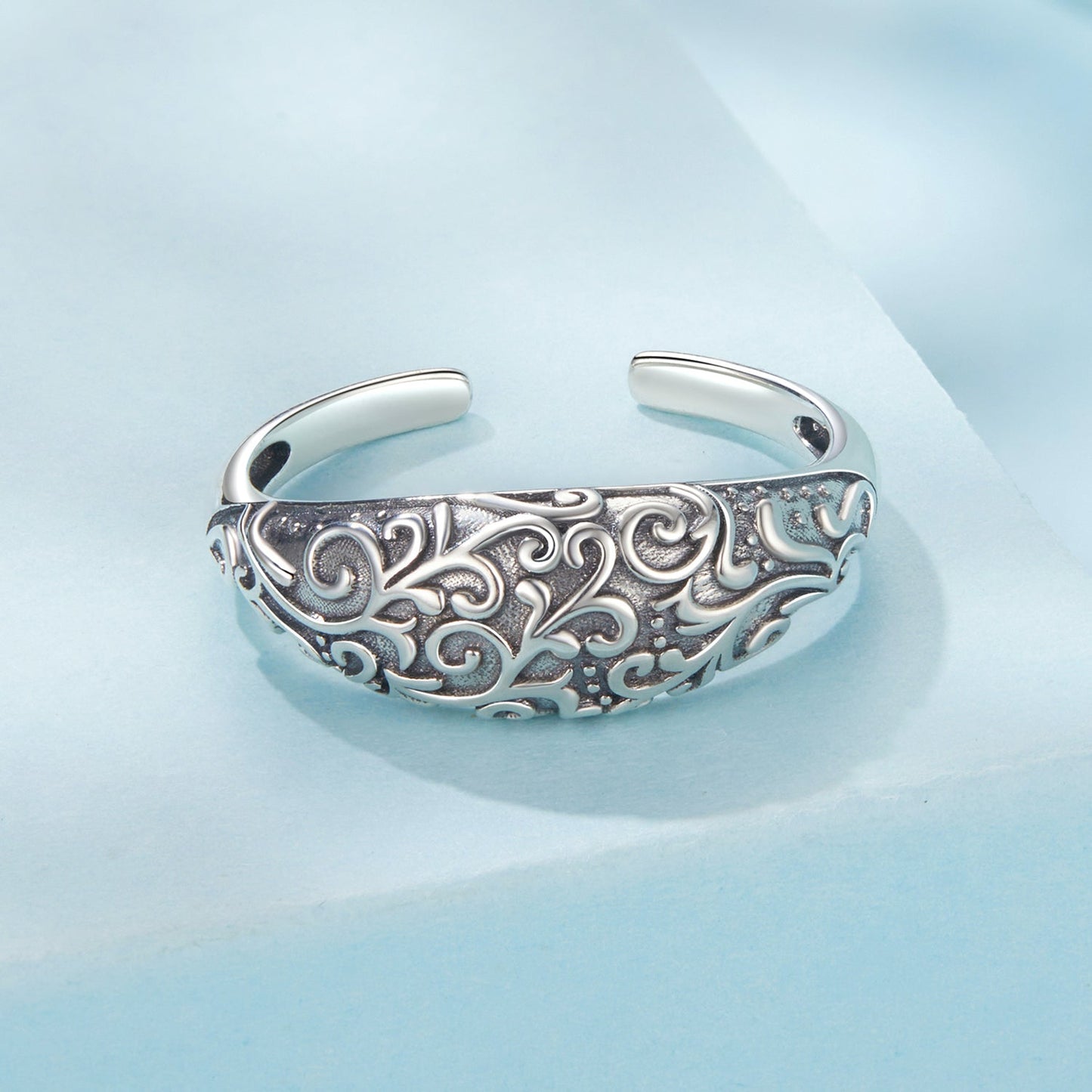 925 Sterling Silver & Oxidized Silver Rings for Men