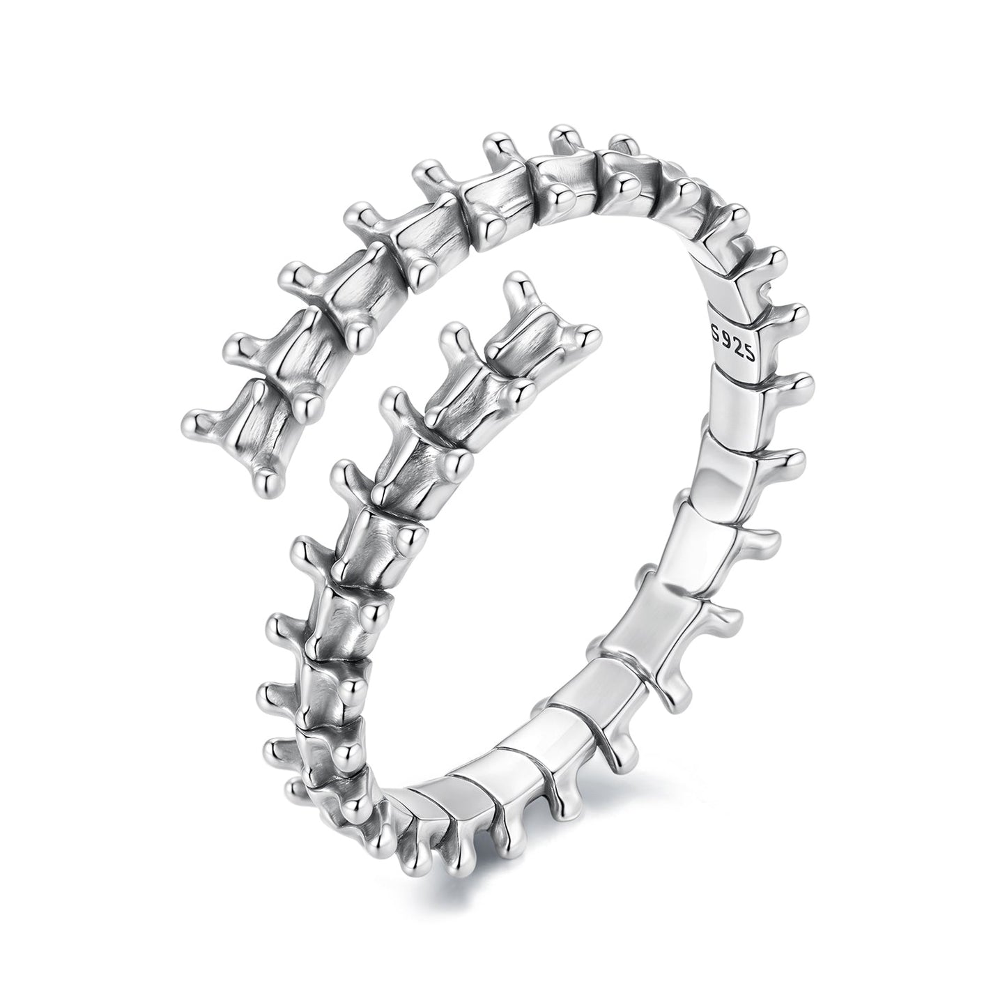 925 Sterling Silver Oxidized Silver Width 0.22-0.37cm Rings