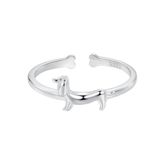 925 Sterling Silver Oxidized Silver 1.6mm Ring for Women