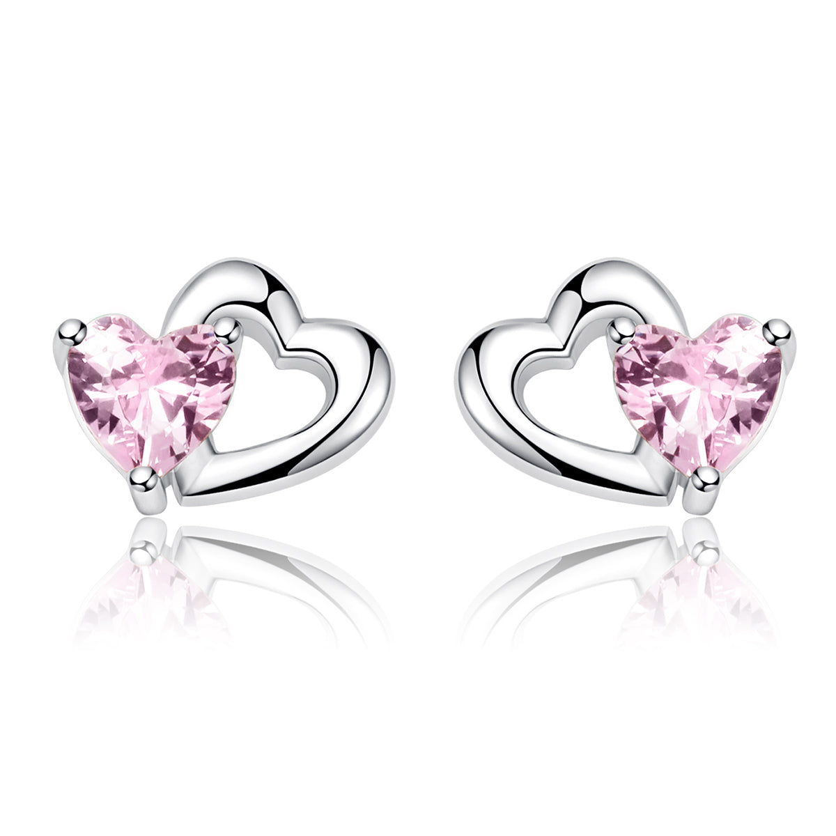 925 Sterling Silver Earrings with Pavé Setting CZ for Women