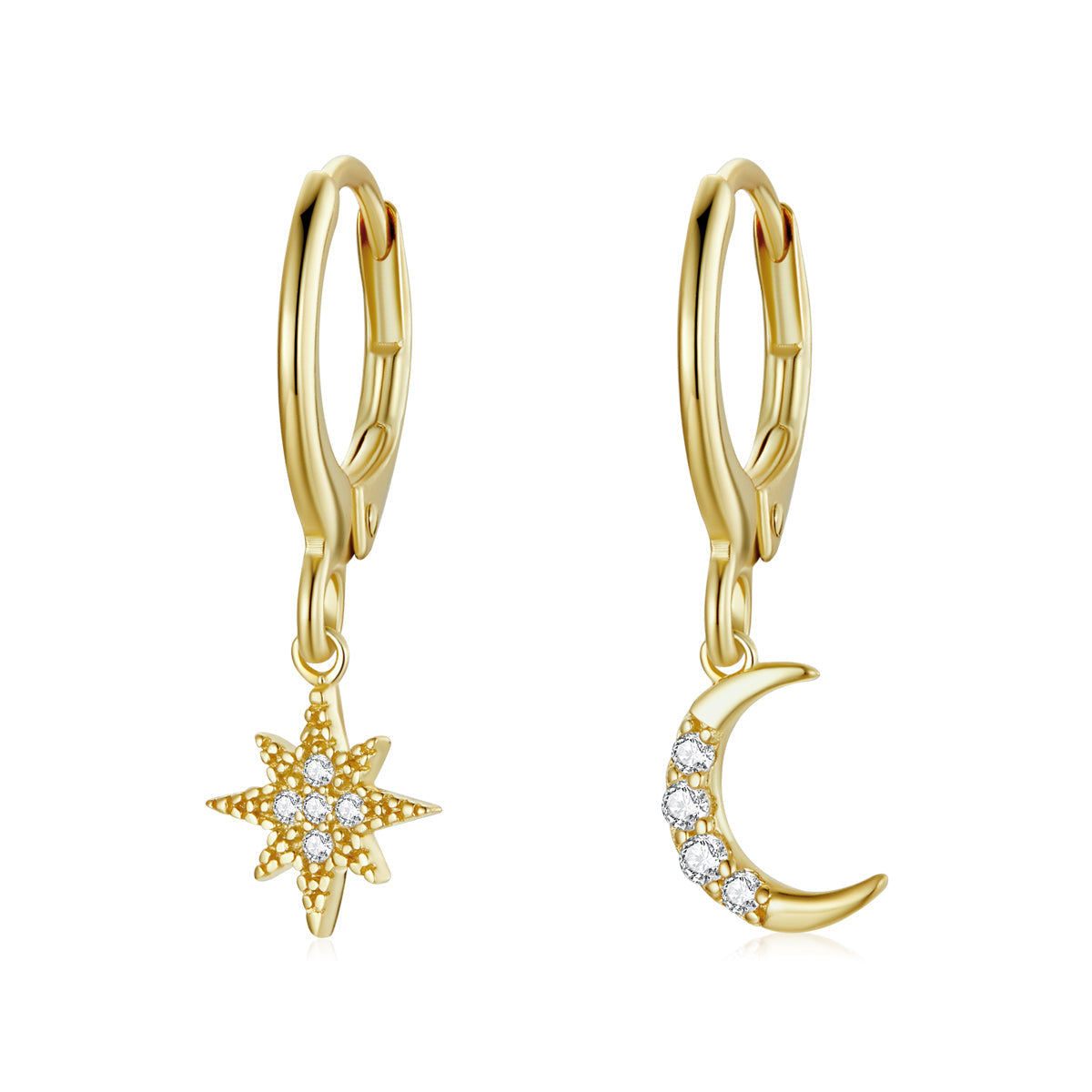 925 Sterling Silver Earrings with Pavé Setting CZ for Women