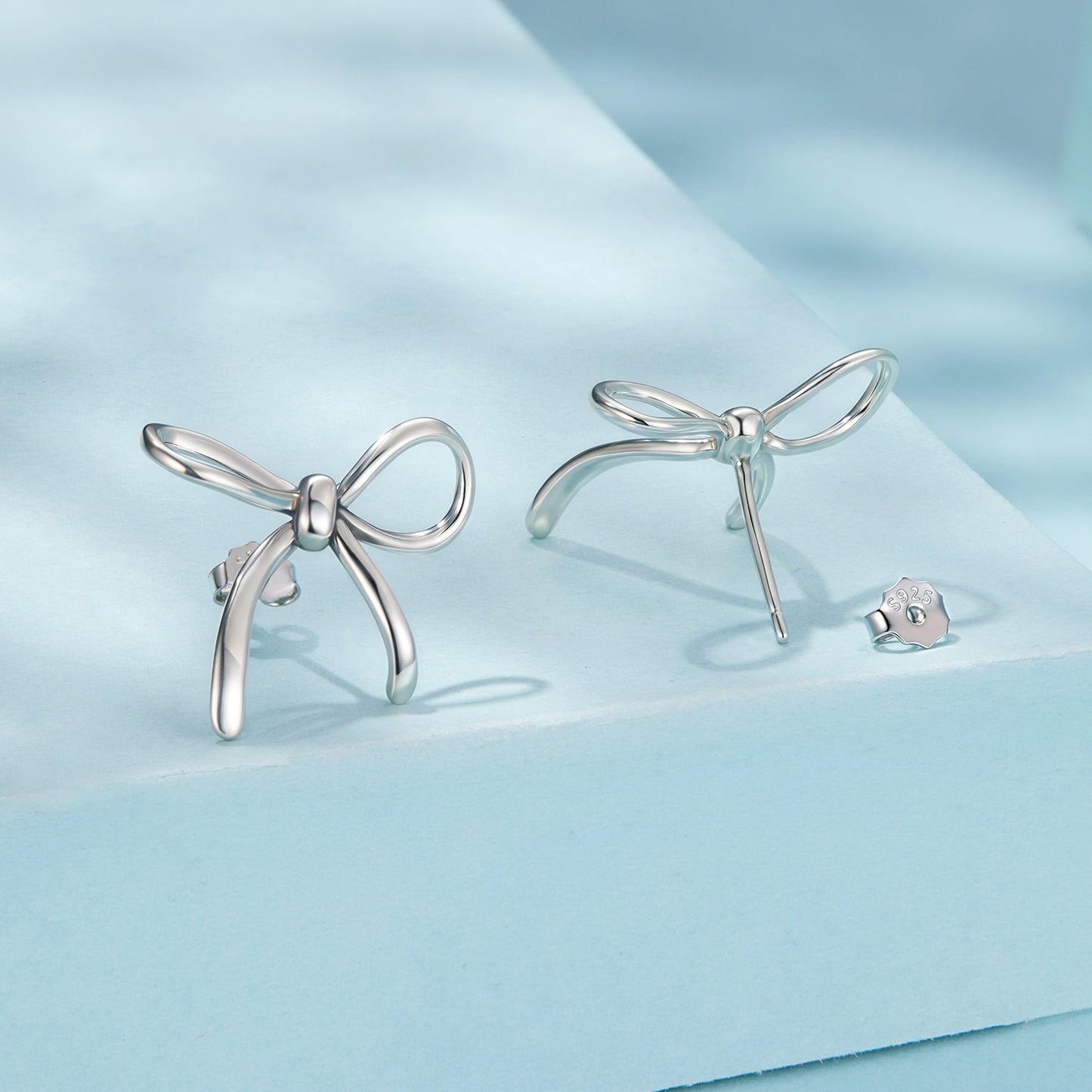 925 Sterling Silver Earrings in Oxidized Finish - Size 1.7*1.8cm for Women