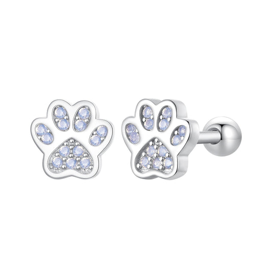 925 Sterling Silver Nano Opal Stone Earrings 6mm
