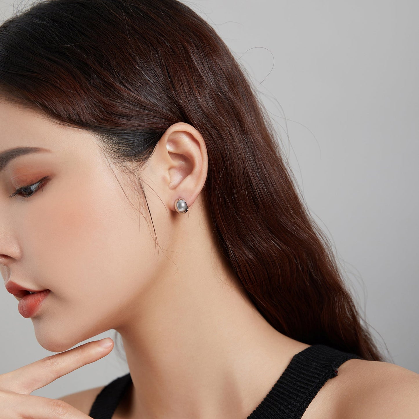 S925 Sterling Silver Platinum Plated Earrings for Women