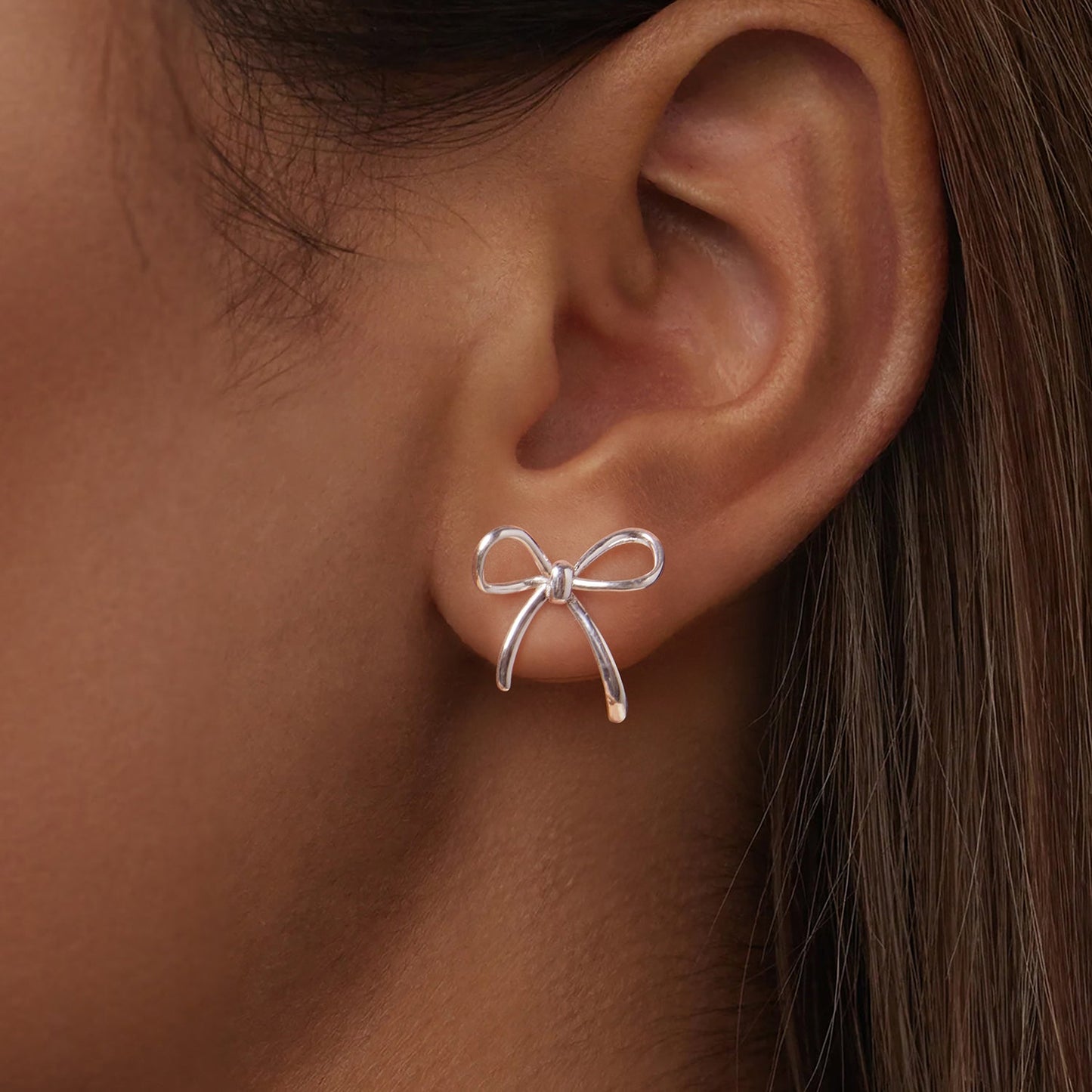 925 Sterling Silver Earrings in Oxidized Finish - Size 1.7*1.8cm for Women