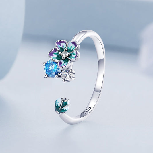 925 Sterling Silver Pendant with Enamel & CZ for Women