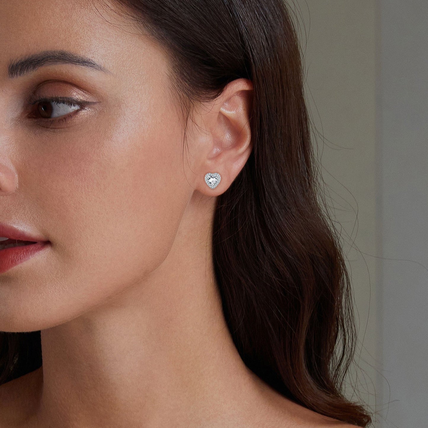 925 Sterling Silver Pavé Setting CZ Earrings