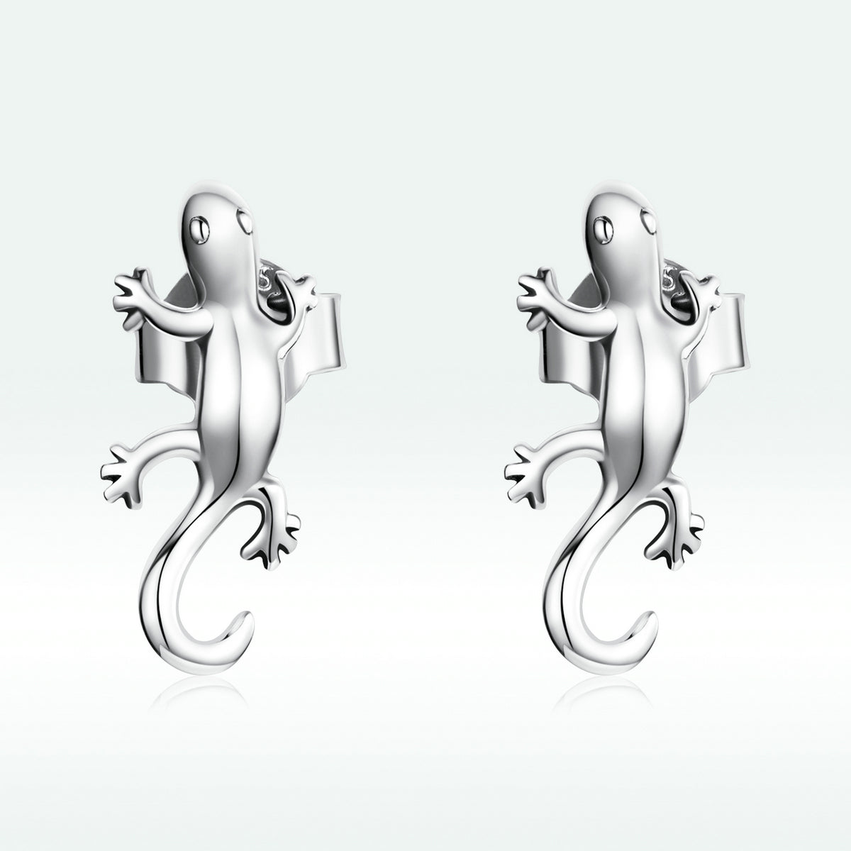 925 Sterling Silver Earrings 1.3*0.6cm for Women