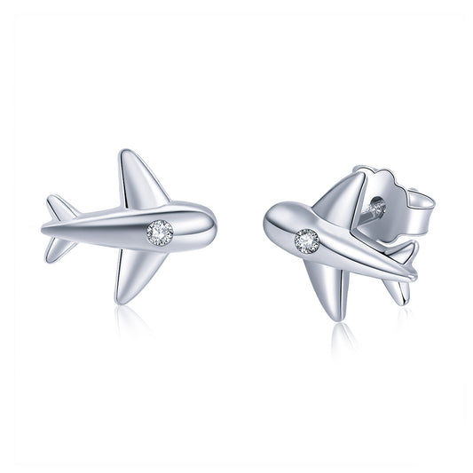 925 Sterling Silver Earrings with Pavé Setting CZ for Women