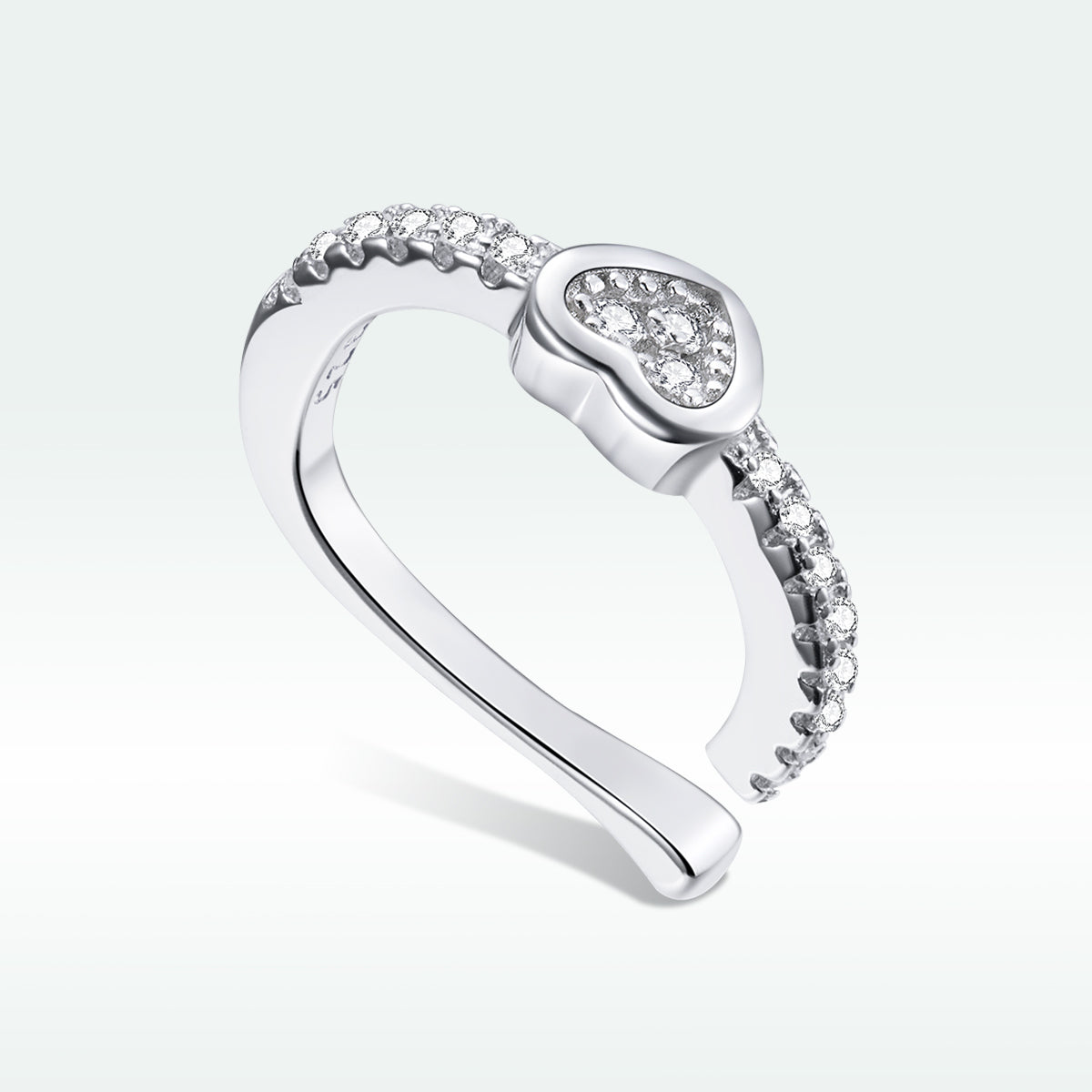 925 Sterling Silver Pavé Setting CZ Earrings for Women