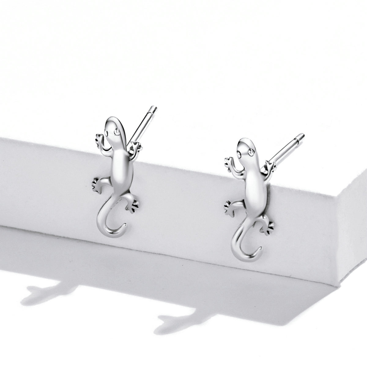 925 Sterling Silver Earrings 1.3*0.6cm for Women