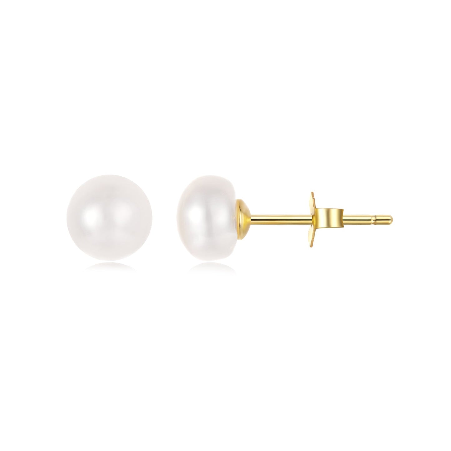 925 Sterling Silver Freshwater Pearl Earrings for Women