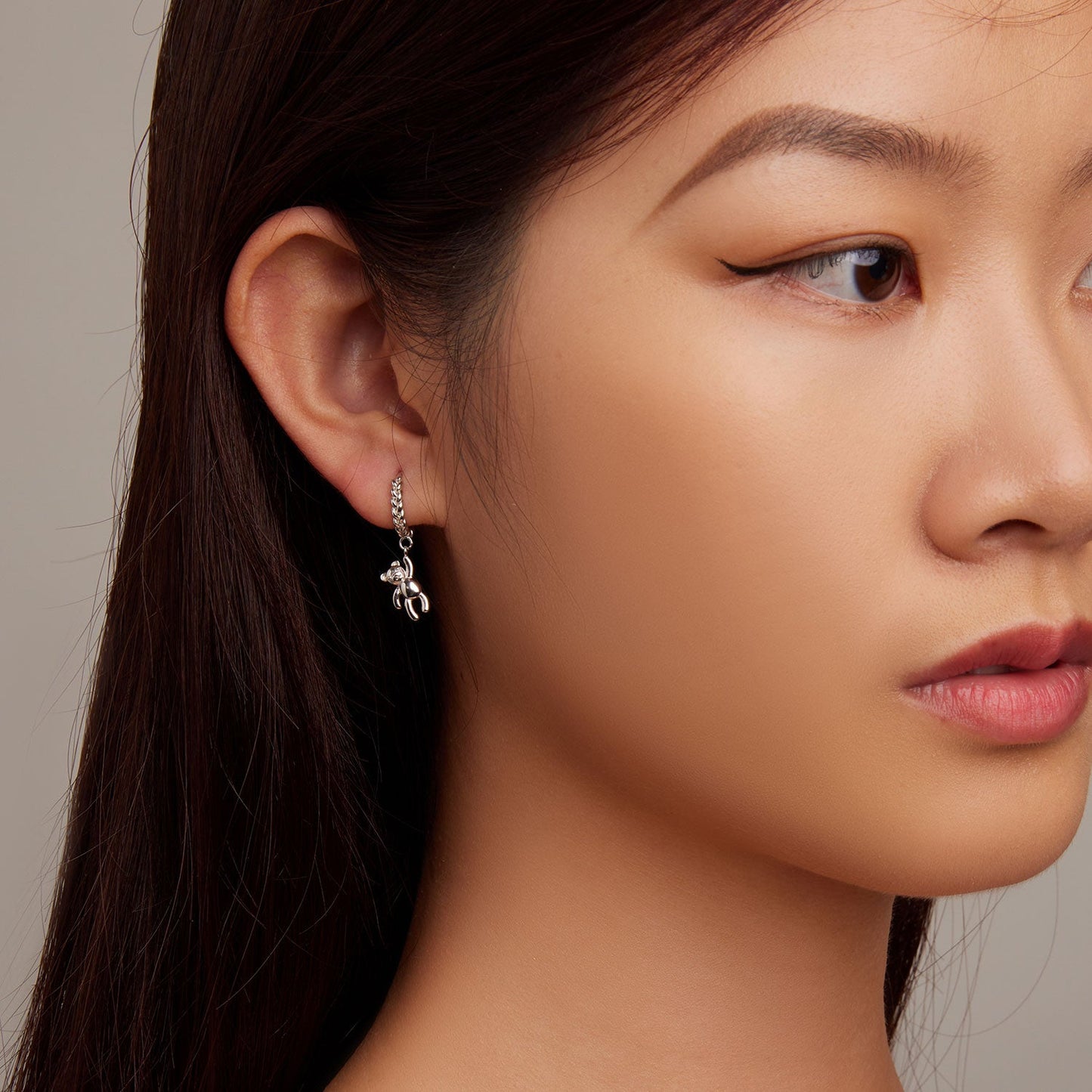 925 Sterling Silver Plated Platinum Earrings