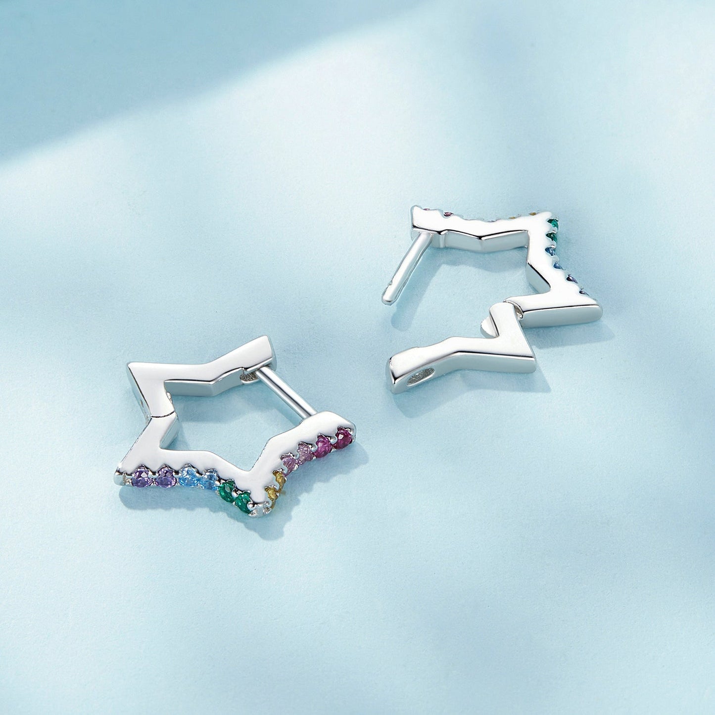 925 Sterling Silver Earrings with Pavé Setting CZ for Women