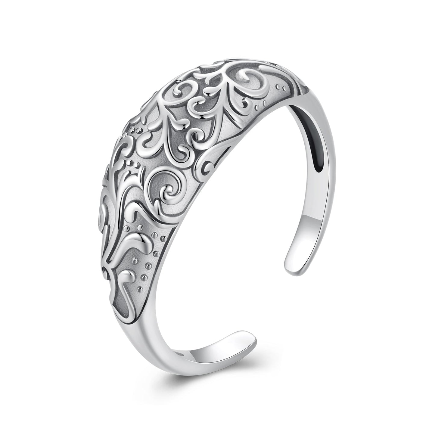 925 Sterling Silver & Oxidized Silver Rings for Men