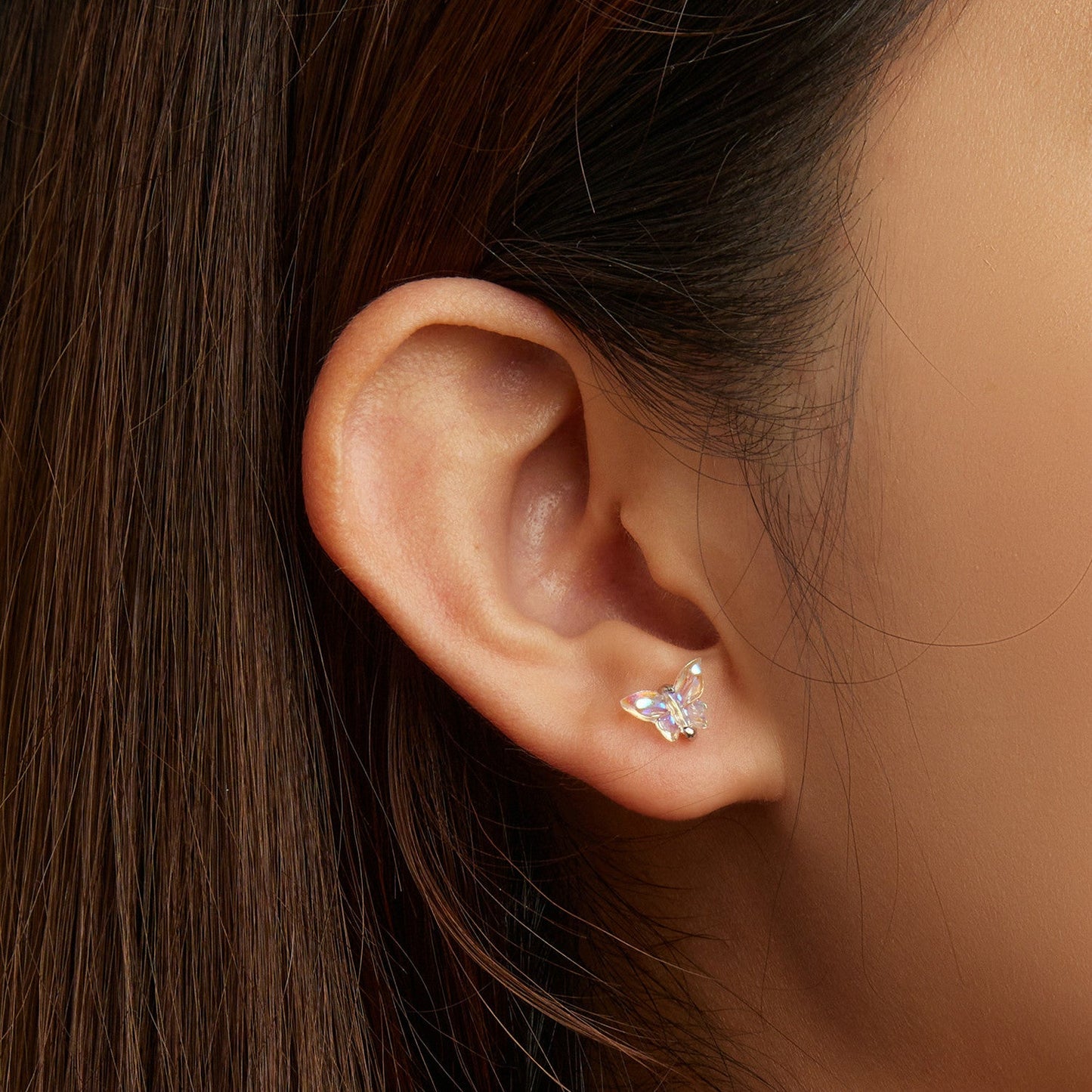 925 Sterling Silver Earrings with Resin and Oxidized Silver for Women