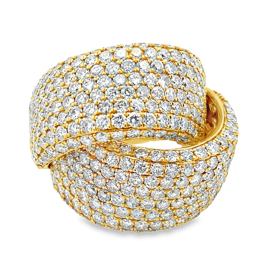 5.65ct Diamond Ring 18KT Yellow Gold