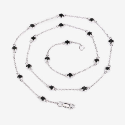 1.98 Carat Genuine Blue Sapphire .925 Sterling Silver Necklace