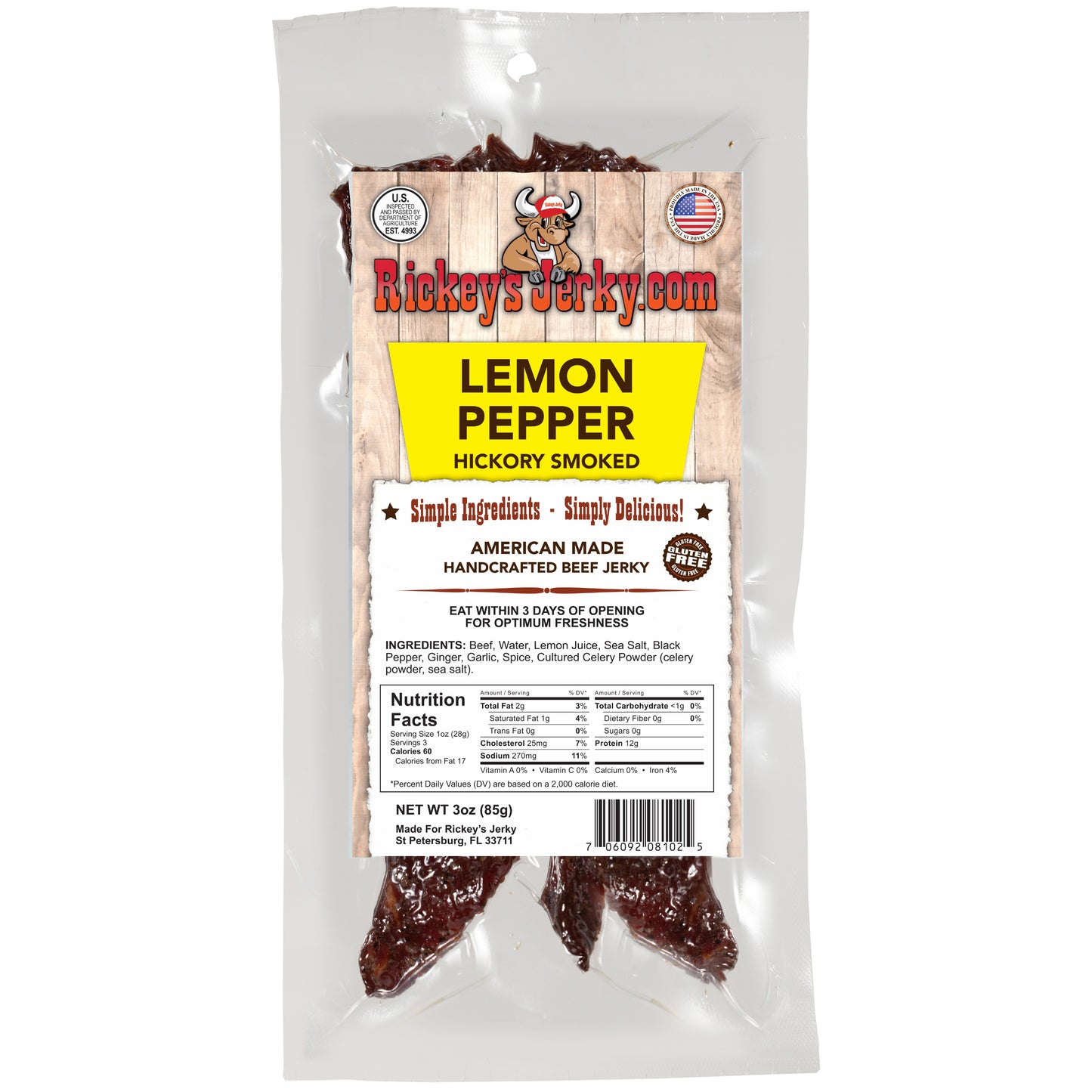 Jerky - Lemon Pepper